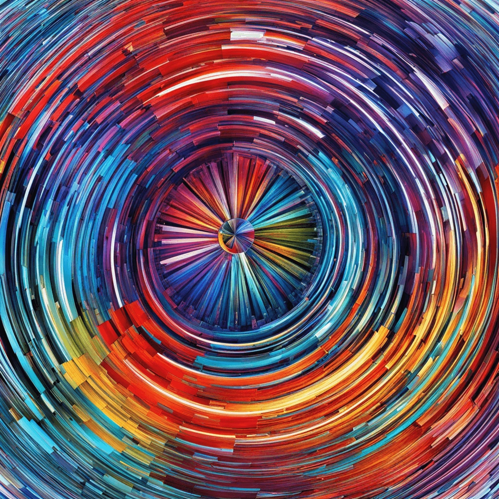digital art, abstract art, circles, colorful